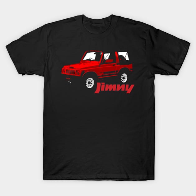 SUZUKI JIMNY - brochure T-Shirt by Throwback Motors